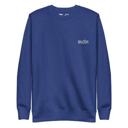 Blok OG - Embroidered - Grey - Men's Sweatshirt