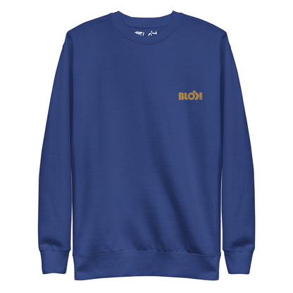 Blok OG Logo - Embroidered Gold - Men's Sweatshirt