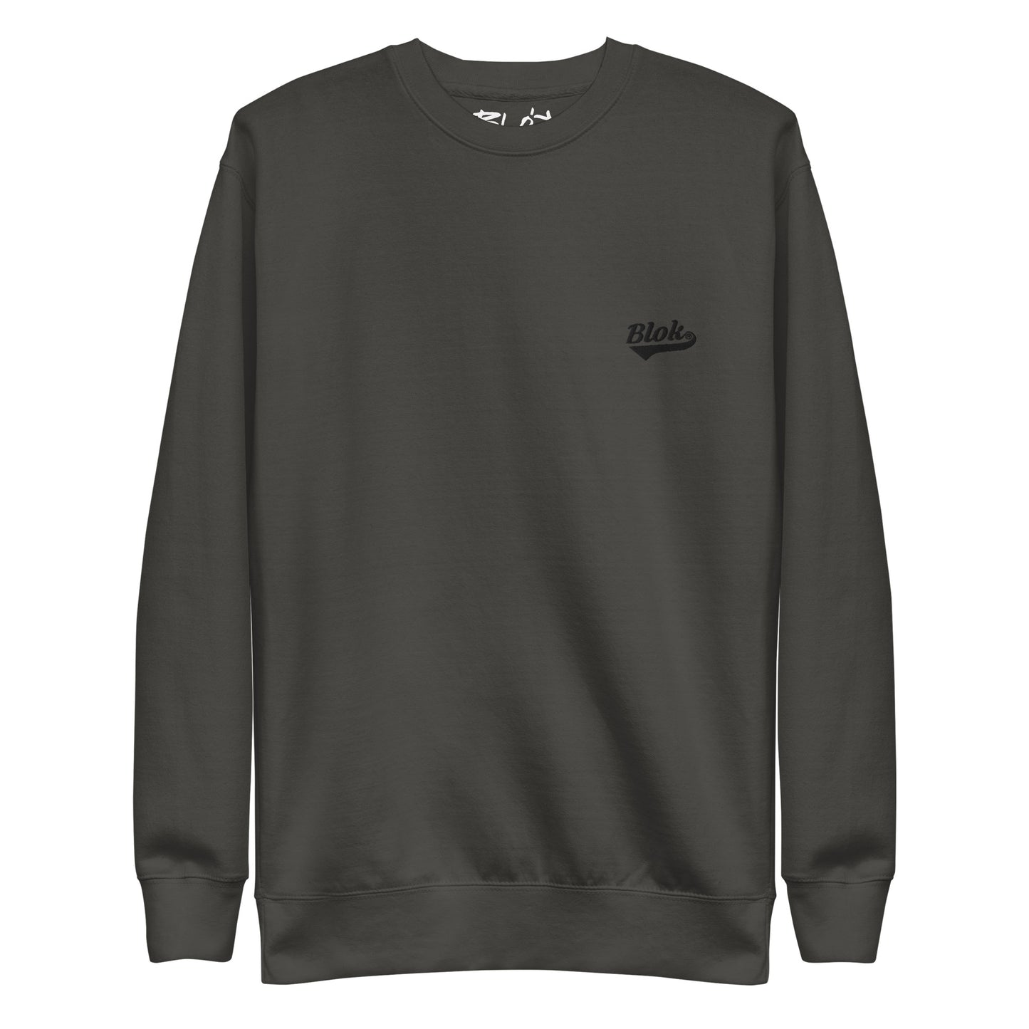 Blok Classic - Embroidered - Black - Men's Sweatshirt