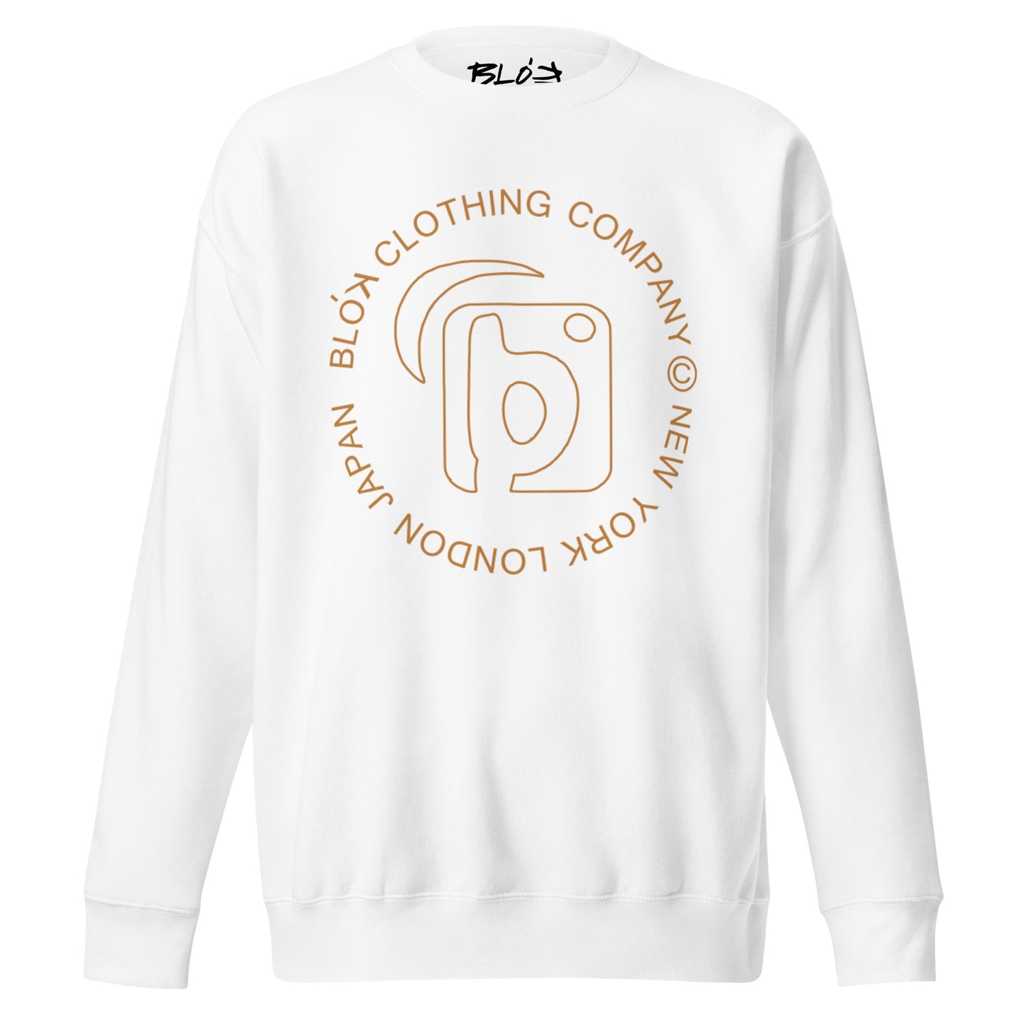 NY LDN JPN - in White & Orange - Women's Sweatshirt