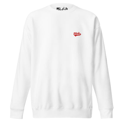 Blok Classic - Embroidered Red - Women's Sweatshirt