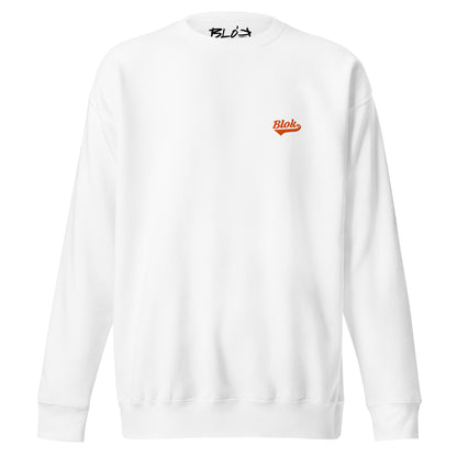 Blok Classic - Embroidered Orange - Women's Sweatshirt