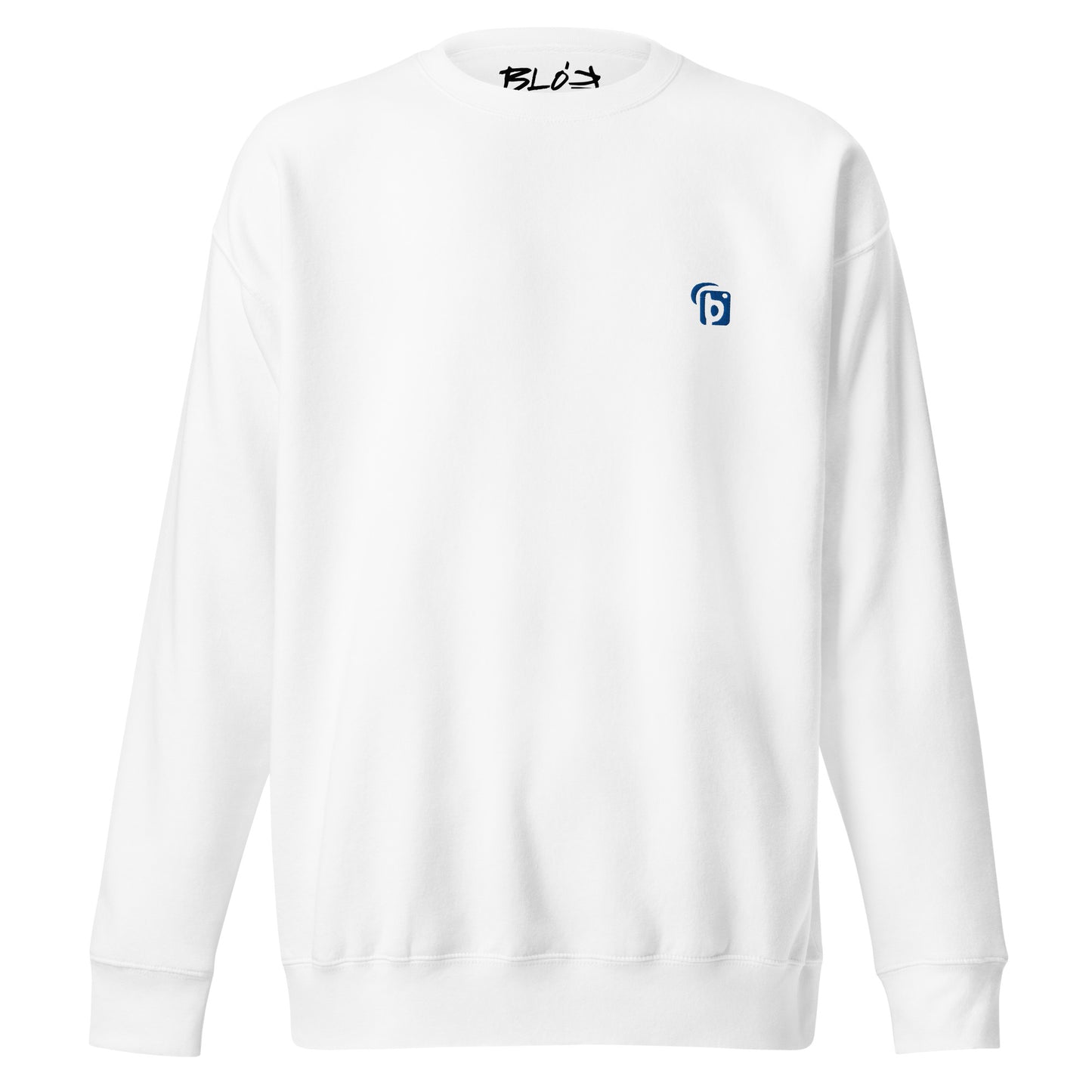 Blok Classic - Embroidered Blue - Women's Sweatshirt