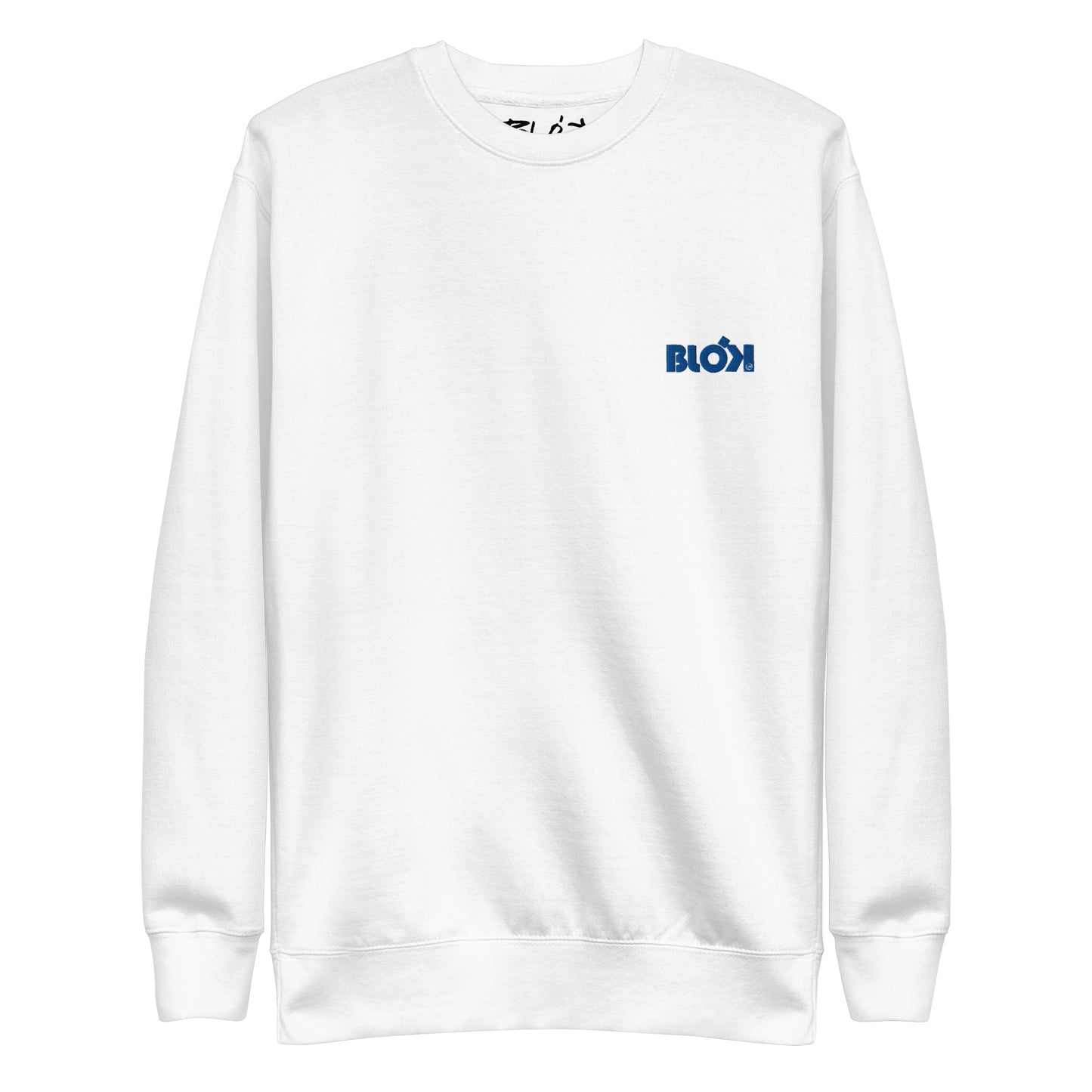 Blok OG Logo - Embroidered Blue - Men's Sweatshirt