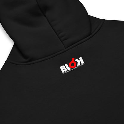 Thermonuclear Protection - Heavyweight Oversized Men's Hoodie - Front & Arm Graphic Print