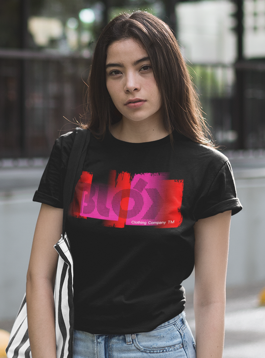 Roller - Front Print in Red & Purple - Women's Relaxed Fit