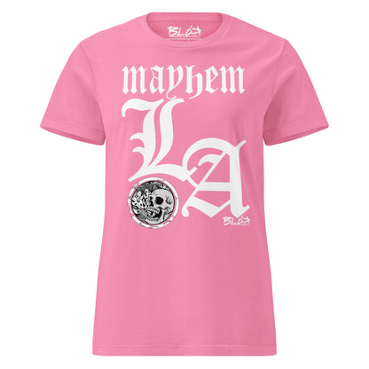 L.A Mayhem - with White Print - Women's Slim Fit
