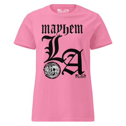L.A Mayhem - with Black Print - Women's Slim Fit