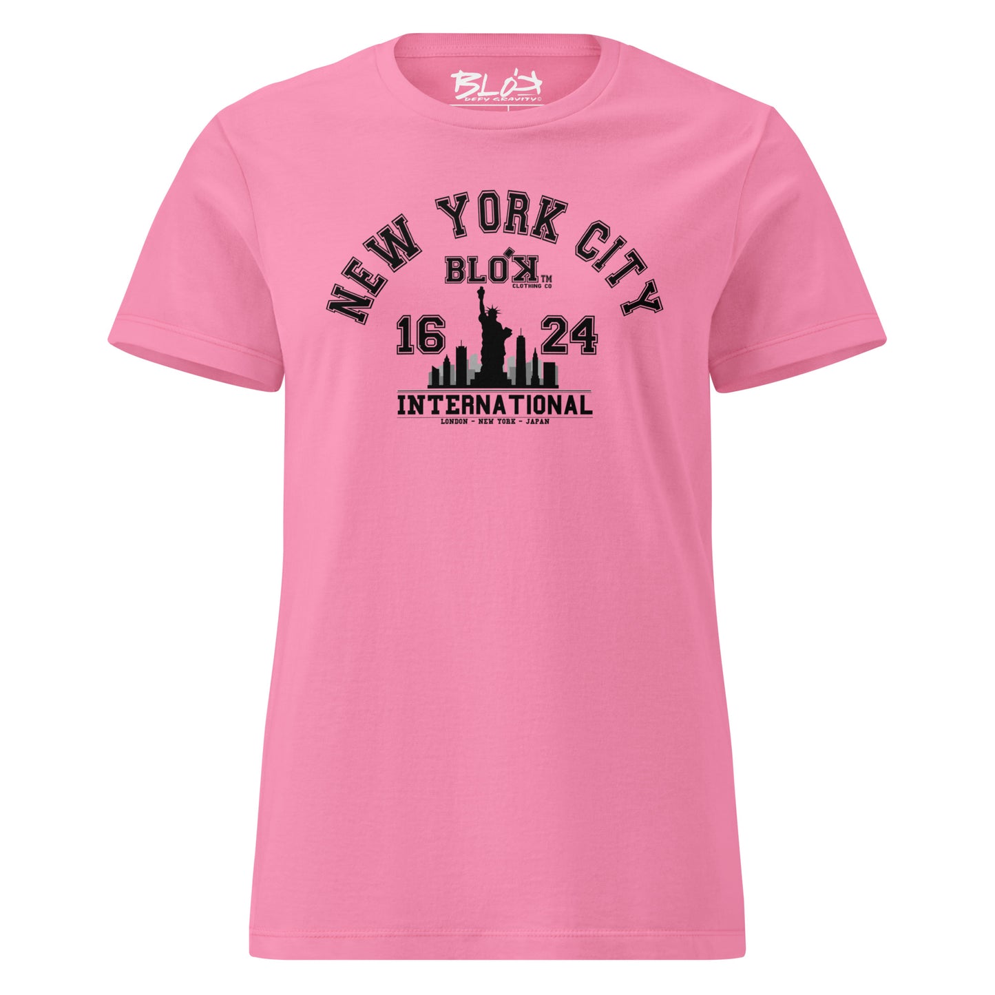 N.Y.C International - with Black Print - Women's Slim Fit