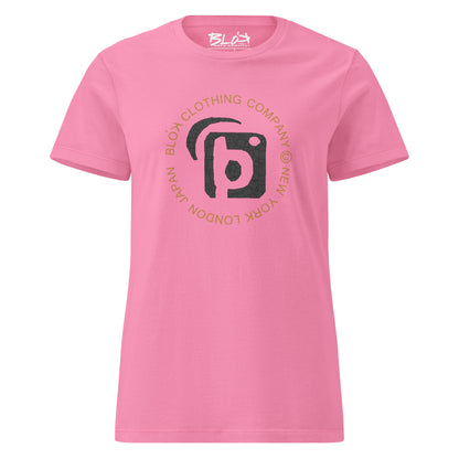 Mosaic Circle - with Black Print - Women's Slim Fit