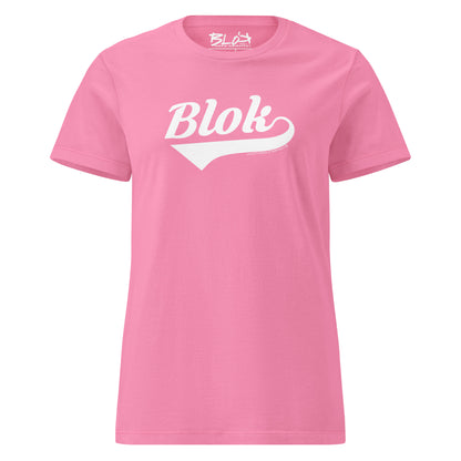 Blok Classic - Front Print in White - Women's Slim Fit