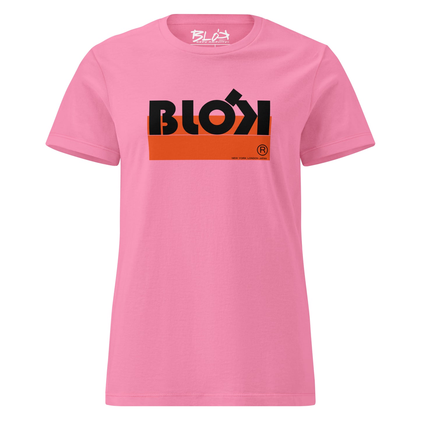 Blok Stripe - with Orange & Black Print - Women's Slim Fit