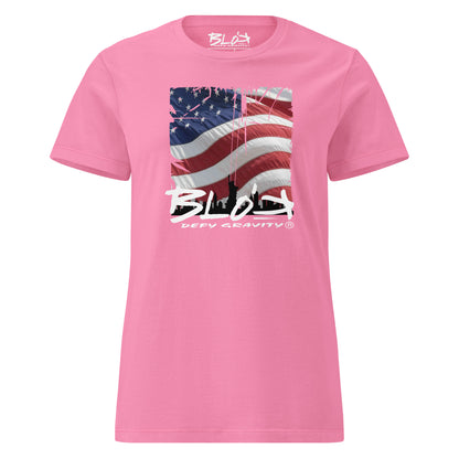 US Flag - Front Print - Women's Slim Fit