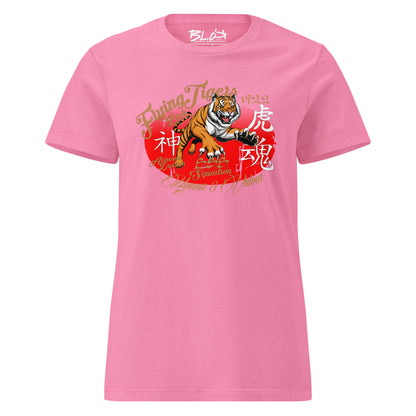 Original Flying Tigers - Front Print in Gold - Women's Slim Fit