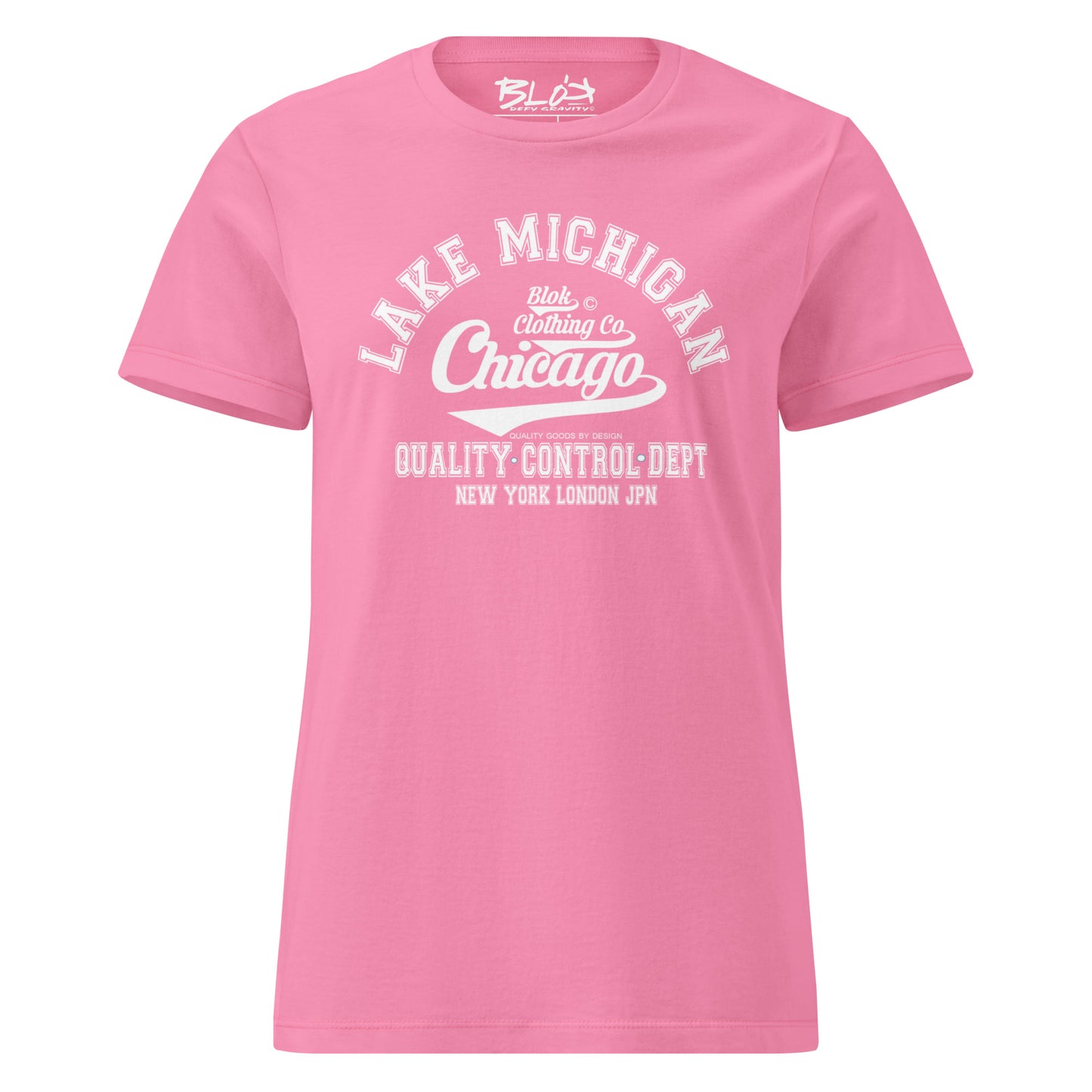 Chicago - 50 States - with White Print - Women's Slim Fit