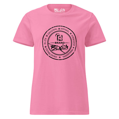 Original Apparel Stamp - in Black Print - Women's Slim Fit