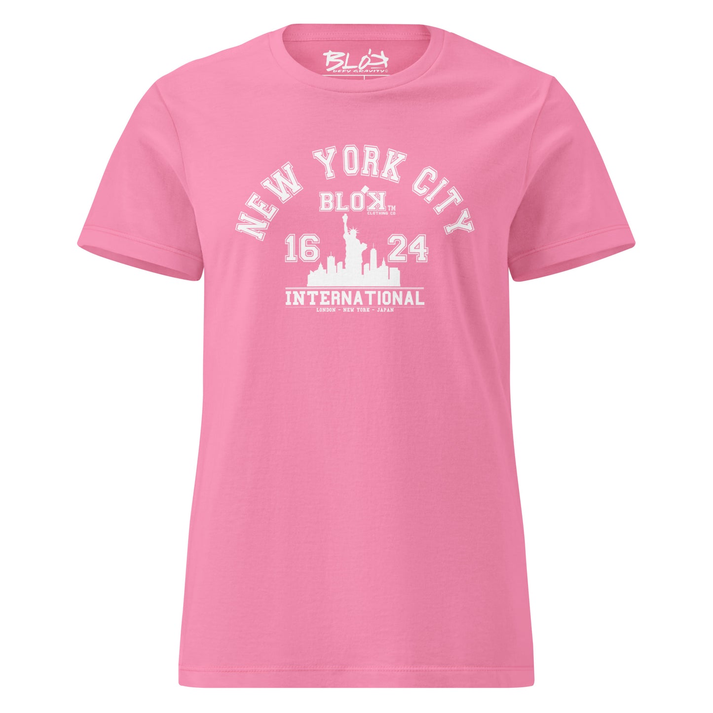 N.Y.C International - with White Print - Women's Slim Fit