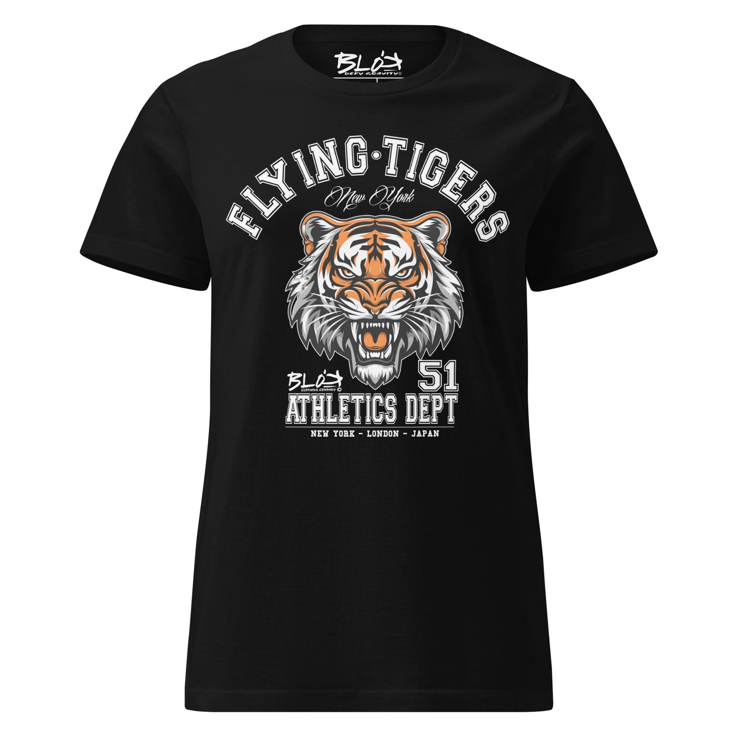 Flying Tigers - with White Logo - Women's Slim Fit