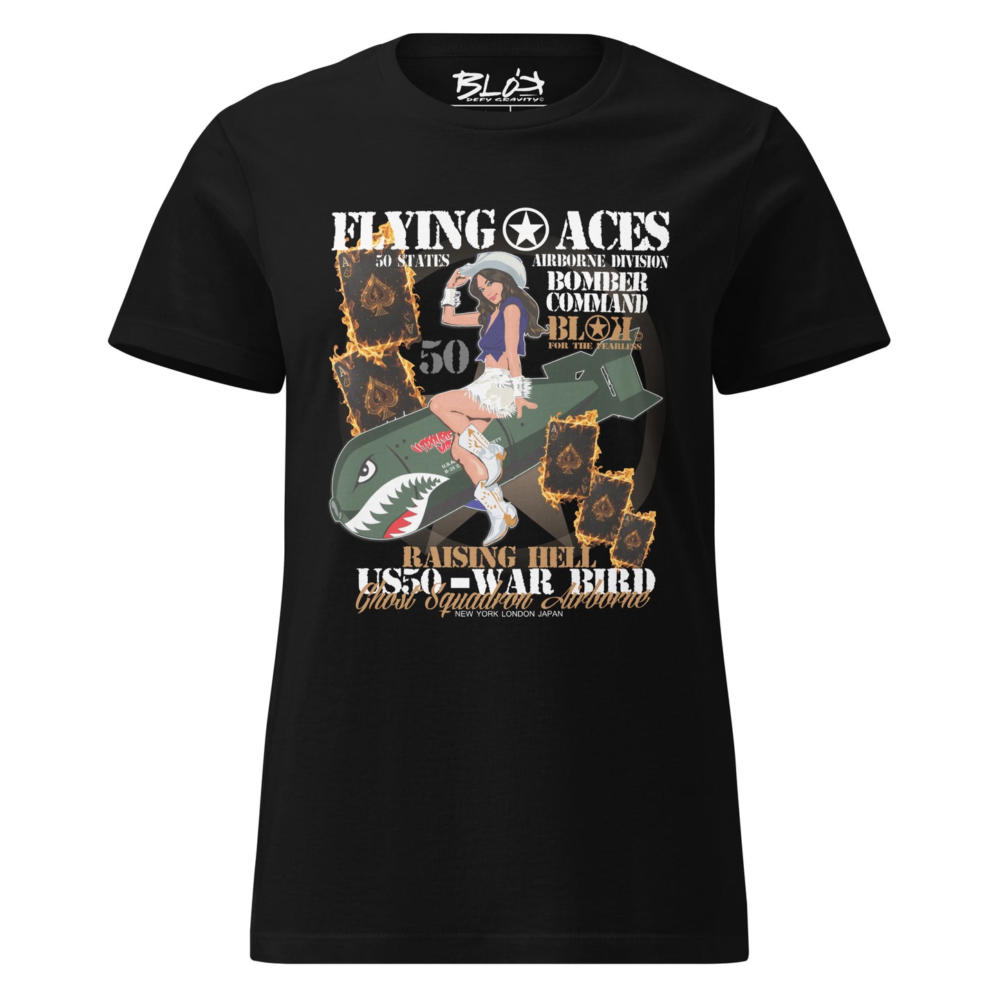 Bomber Command - Front Print - Women's Slim Fit