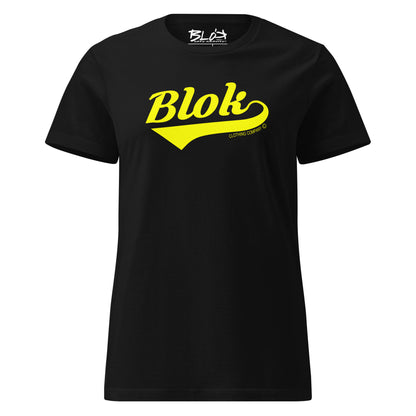 Blok Classic - Front Print in Yellow - Women's Slim Fit