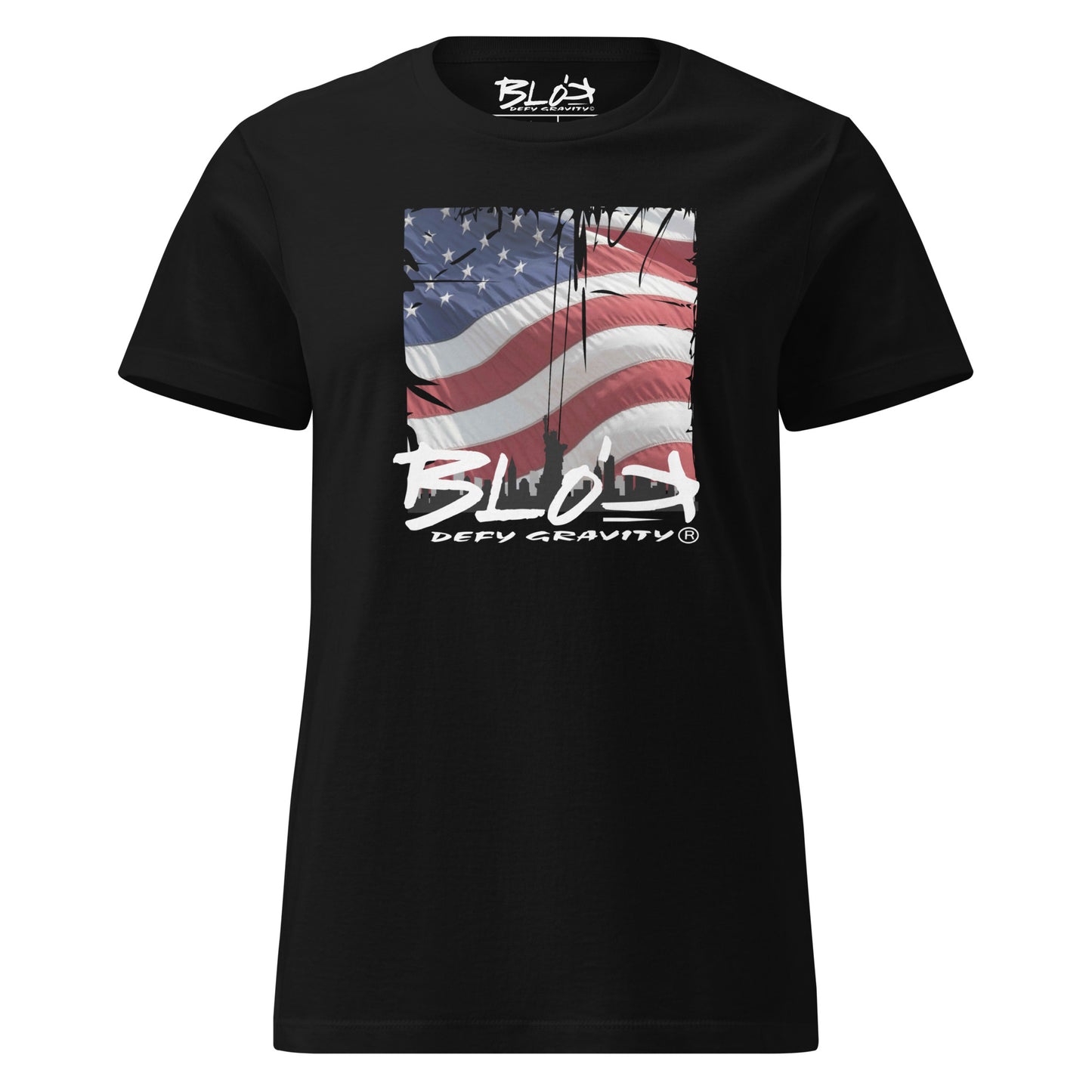 US Flag - Front Print - Women's Slim Fit