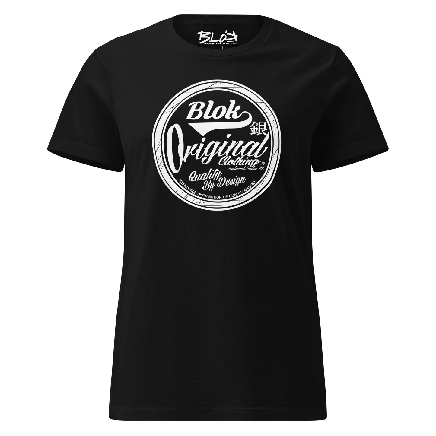 Quality By Design - with White Print - Women's Slim Fit