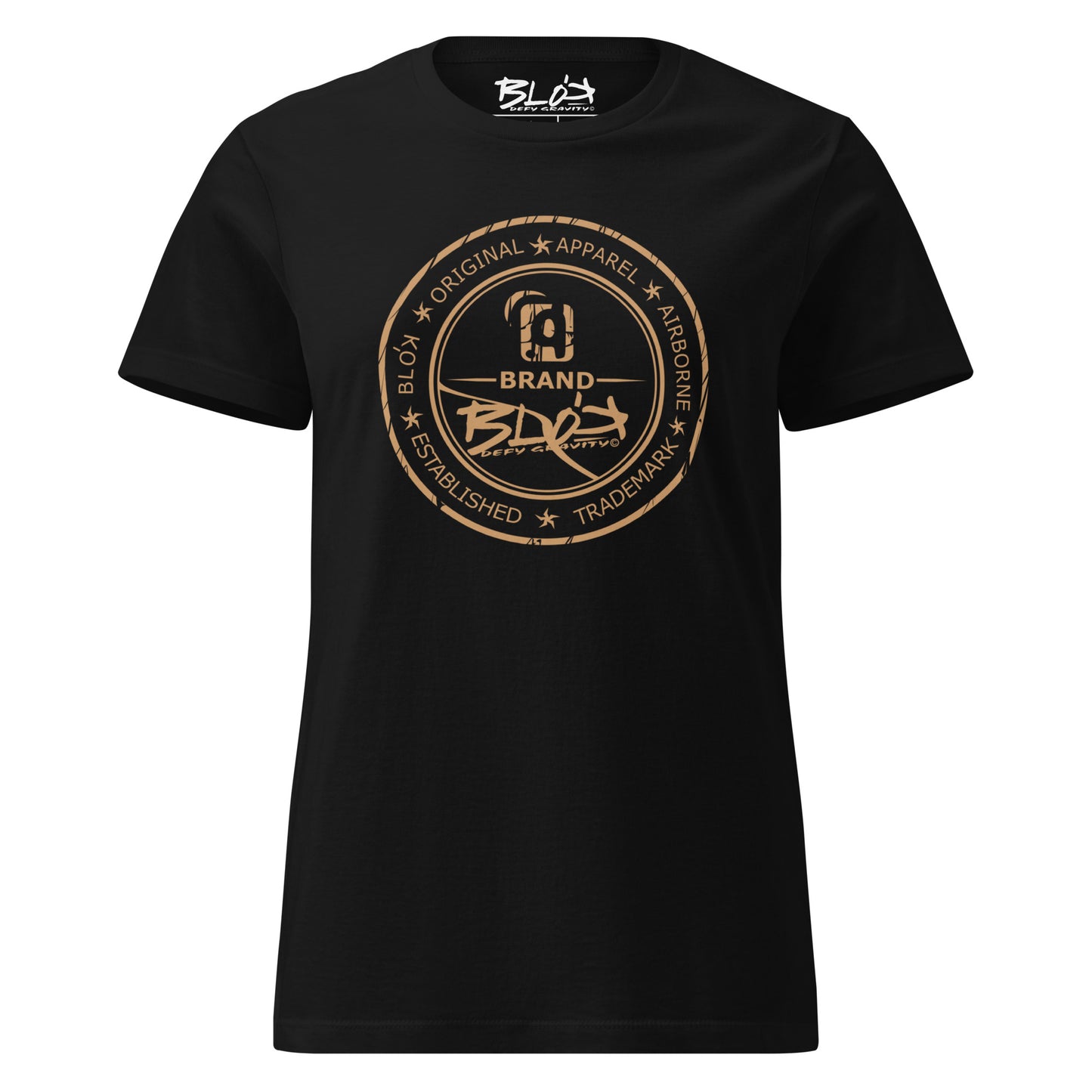 Original Apparel Stamp - in Gold Print - Women's Slim Fit