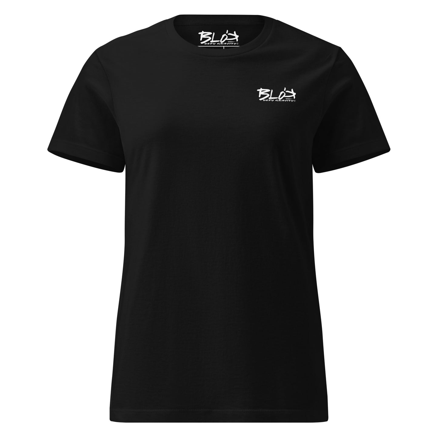 Essential Small Logo - Print in White - Women's Slim Fit