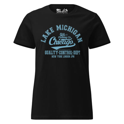 Chicago - 50 States - with Light Blue Print - Women's Slim Fit