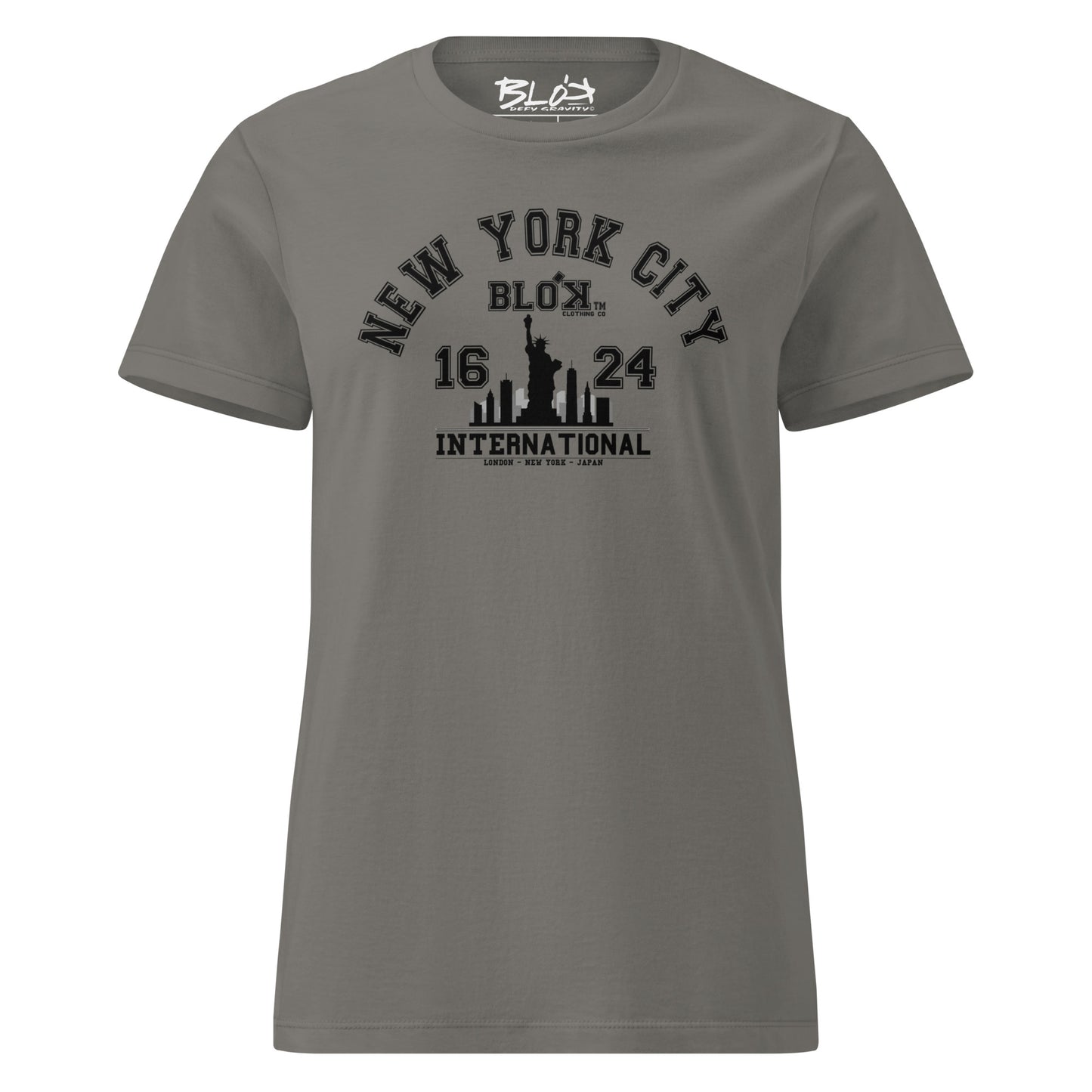 N.Y.C International - with Black Print - Women's Slim Fit