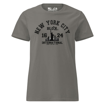N.Y.C International - with Black Print - Women's Slim Fit