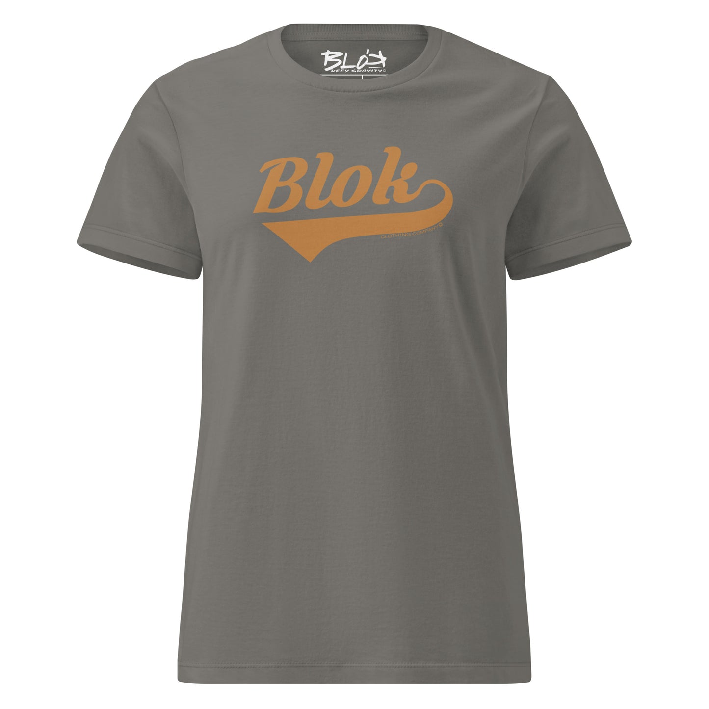 Blok Classic - Front Print in Gold - Women's Slim Fit