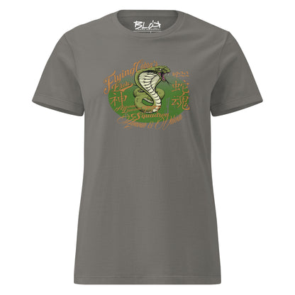 Flying Cobras - with Gold & Green Print - Women's Slim Fit
