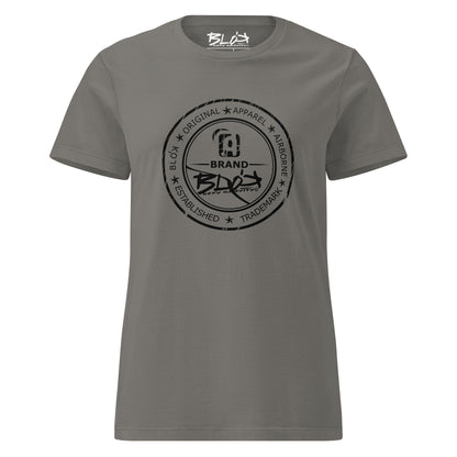 Original Apparel Stamp - in Black Print - Women's Slim Fit