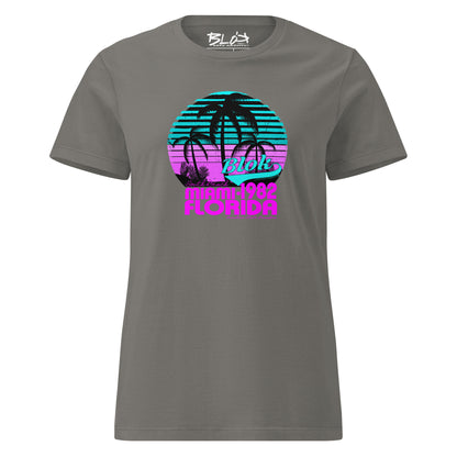 Miami '82 - in Turquoise - Women's Slim Fit
