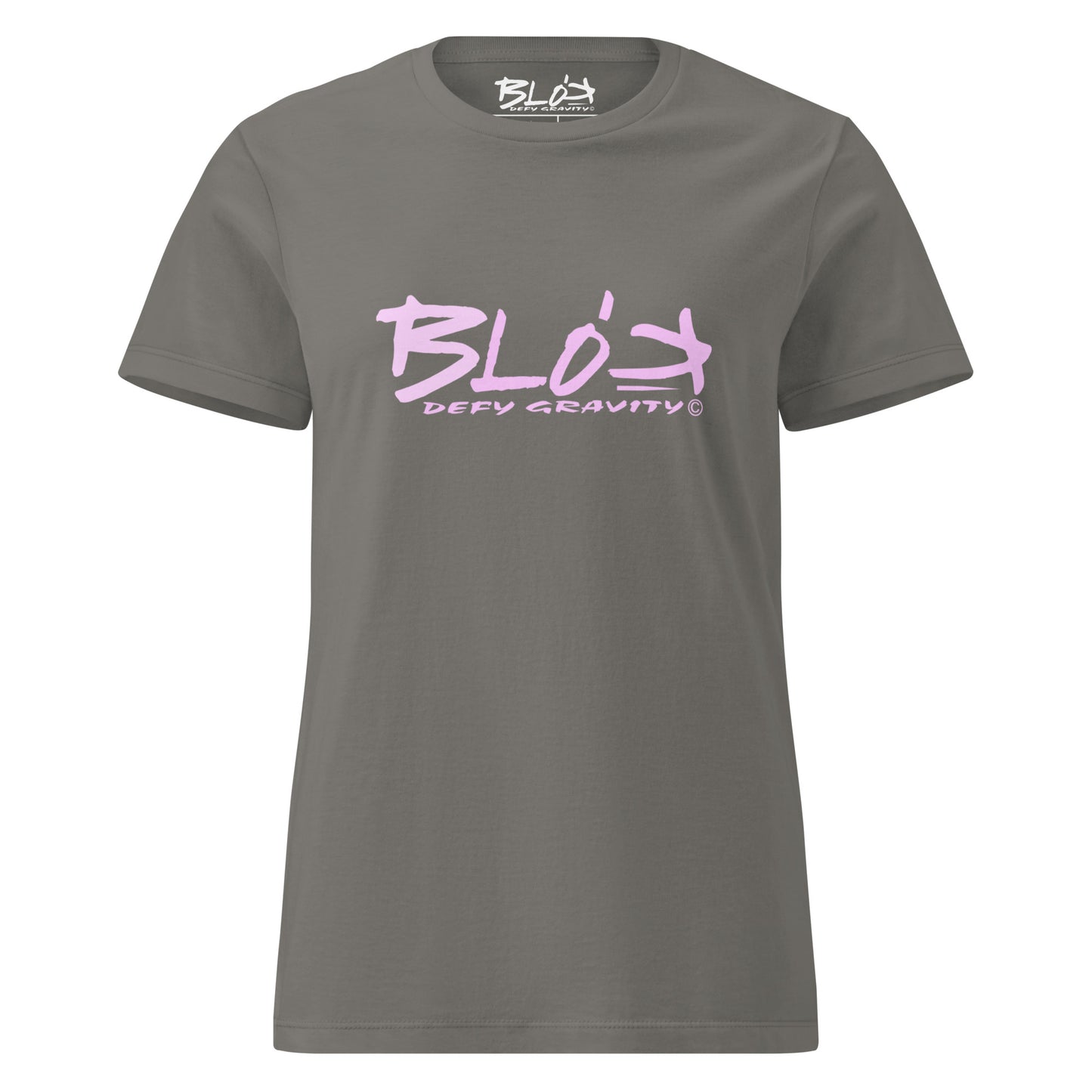 Essential Large Logo - Baby Pink Print - Women's Slim Fit