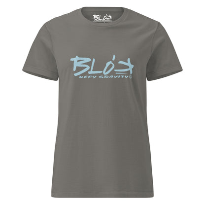 Essential Large Logo - Baby Blue Print - Women's Slim Fit