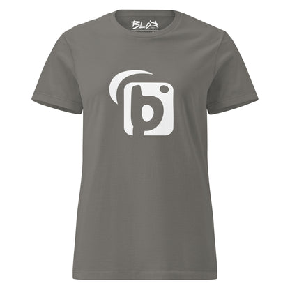 Original Logo - in White - Women's Slim Fit