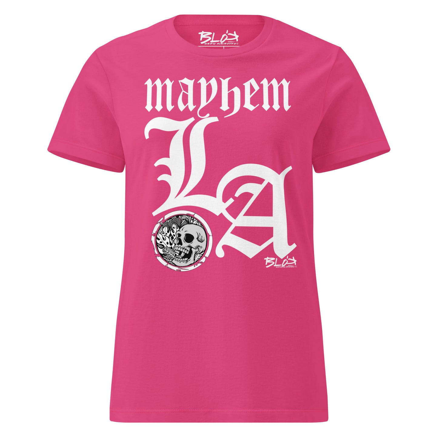 L.A Mayhem - with White Print - Women's Slim Fit