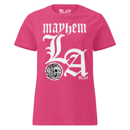 L.A Mayhem - with White Print - Women's Slim Fit