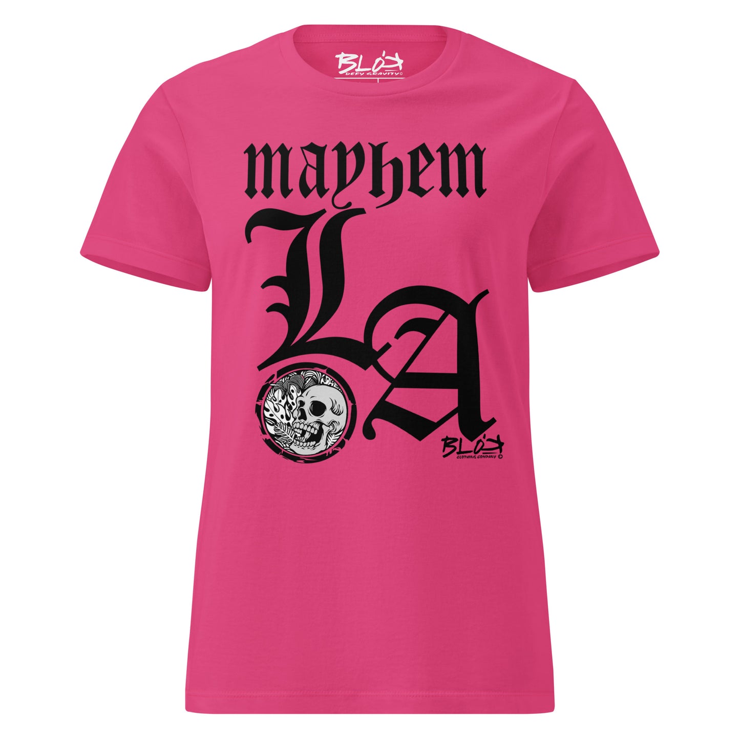 L.A Mayhem - with Black Print - Women's Slim Fit
