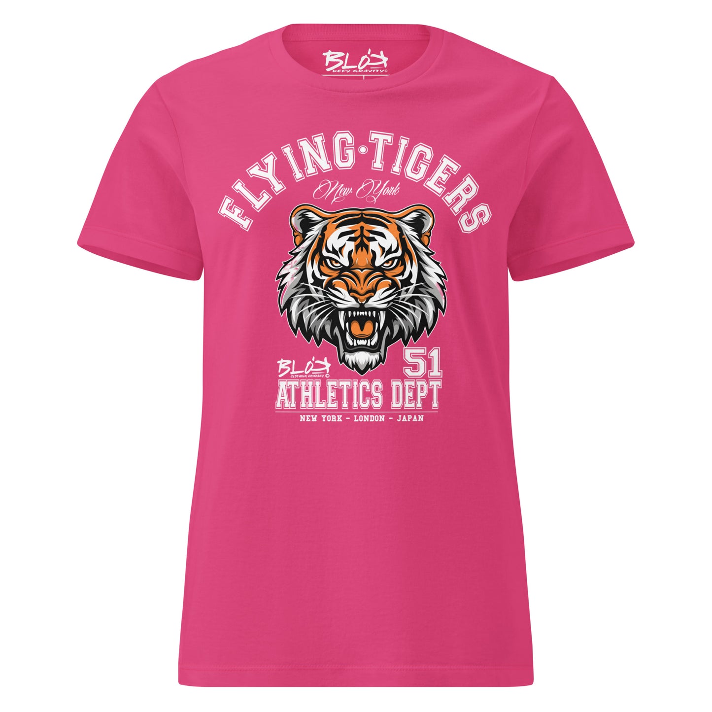 Flying Tigers - with White Logo - Women's Slim Fit