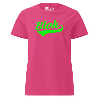 Blok Classic - Front Print in Green - Women's Slim Fit