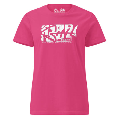 Fish Bone - with White Print- Women's Slim Fit