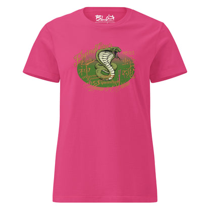 Flying Cobras - with Gold & Green Print - Women's Slim Fit