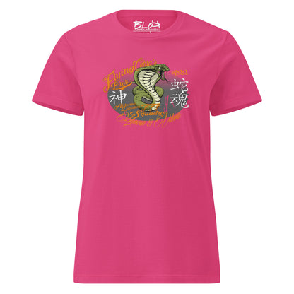 Flying Cobras - with Orange & Green Print - Women's Slim Fit