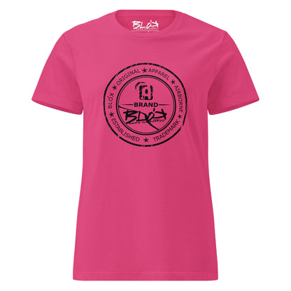 Original Apparel Stamp - in Black Print - Women's Slim Fit