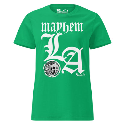 L.A Mayhem - with White Print - Women's Slim Fit