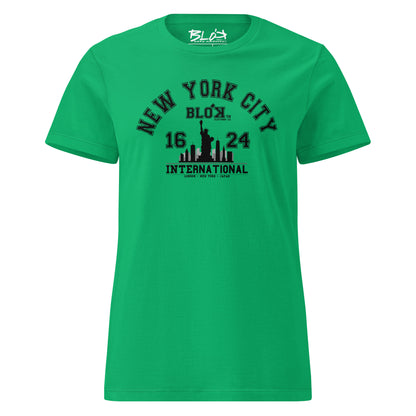 N.Y.C International - with Black Print - Women's Slim Fit