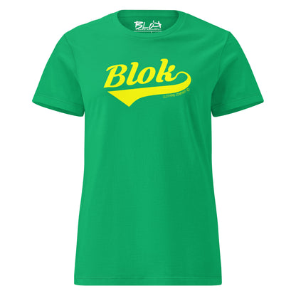 Blok Classic - Front Print in Yellow - Women's Slim Fit